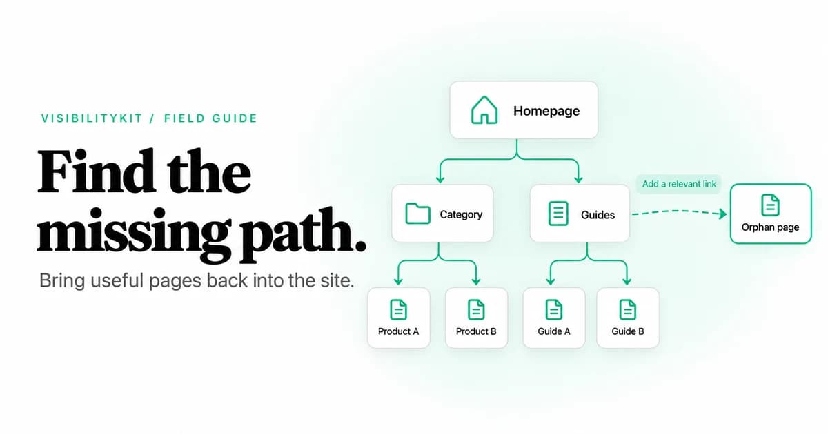 Cover Image for Orphan Pages: How to Find, Fix and Verify Them